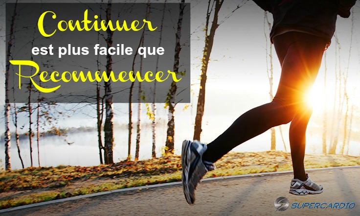 continuer vs recommencer citation fitness supercardio