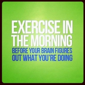 exercices le matin