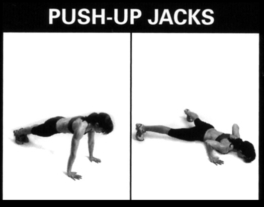 push-up jacks