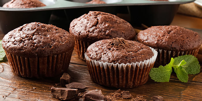muffins chocolat menthe sans farine avec pois chiches supercardio