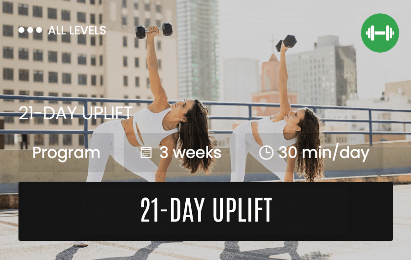 21 day uplift