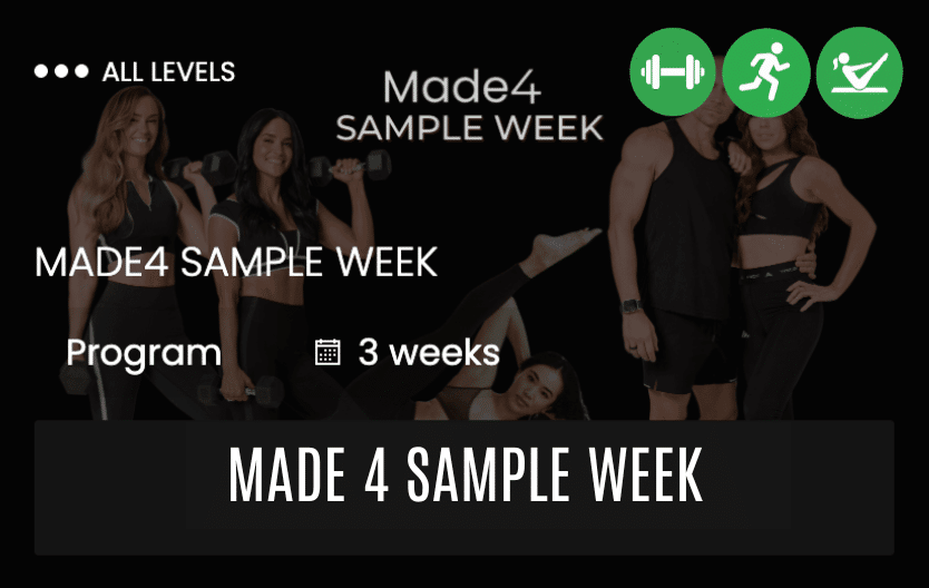 made4 sample week