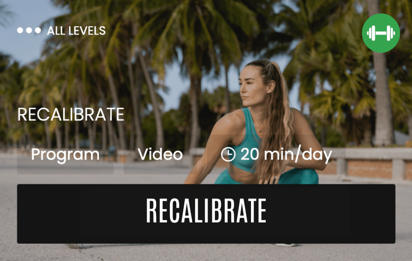recalibrate