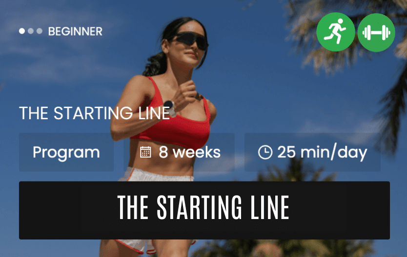 the starting line